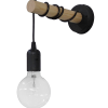 Φωτιστικό τοίχου ξύλινο E/27AP STICK BLACK