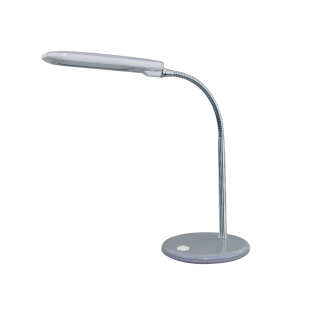 Γραφείου LED Φ/Σ ΓΡΑΦΕΙΟΥ 5W ΓΚΡΙ 4000Κ ΜΕ ΣΠΙΡΑΛ 230V Φ13XH47,5CM BAZ