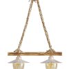 ΜΙΧ-98RAGA 2/L ROPE ΜΙΧ-WH-BR ΚΡΕΜΑΣΤΟ