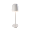 LED SMD TABLE BATTERY LUMINAIRE 2W 150LM 38° 3.000K MATT WHITE CRI80 IP54
