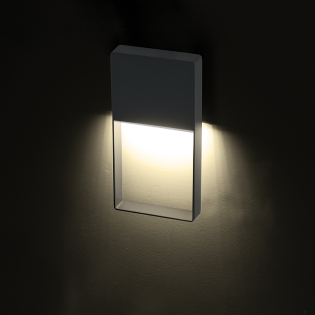 Επιτοίχια και Χωνευτά LED SMD WALL LUMINAIRE 4W 240LM 120° 230V AC 3.000K DARK GREY CRI80 IP54 30.000HRS