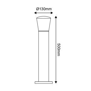 Κολωνάκια E27 POST LUMINAIRE 230V AC DARK GREY IP54 MAX.40W