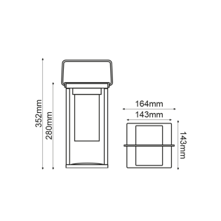 Επιτραπέζια κι Επιδαπέδια LED SMD TABLE BATTERY LUMINAIRE 3W 150LM 180° 3.000K DARK GREY CRI80 IP54