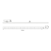WHITE LED LINEAR MOVABLE TRACK LUMINAIRE 40W 4000K 3-PHASE 90° 5600LM 230V AC Ra90 L1144MM MM 5YRS - Image 2