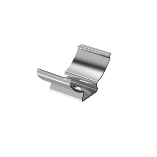 Προφίλ Αλουμινίου κι Εξαρτήματα METAL MOUNTING CLIP FOR PROFILE P8N