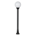 Κολωνάκια PLASTIC FLOOR GARDEN BLACK LUMINAIRE 100CM Φ200 E27 IP44