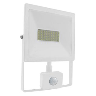 Προβολείς WHITE SENSOR LED SMD FLOOD LUMINAIRE IP66 50W 4000K 4250Lm 230V RA80