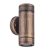 Επιτοίχια και Χωνευτά UP-DOWN RUST PP WALL LIGHT GU10Max.2x3W LED IP65