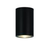 GU10  ROUND CEILING LUMINAIRE 230V AC MATT BLACK IP65 GU10 MAX.7W