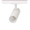 SAND WHITE LED TRACK LUMINAIRE 10W 4000K 1-PHASE 36° 1050LM 230V AC Ra80 Φ55*153MM 5YRS