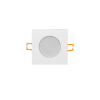 LED SPOT IP65 WHITE SQUARE 5W 4.000K 230V AC 410Lm 120° Ra80