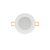Επαγγελματικός Φωτισμός LED SPOT IP65 WHITE ROUND 8W 3.000K 230V AC 640Lm 120° Ra80