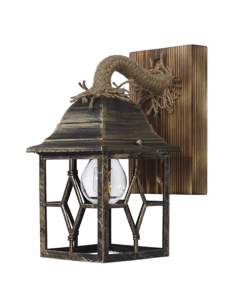 Φωτιστικό τοίχου ROPE-WOOD R-710AP BR