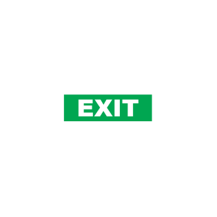 Επαγγελματικός Φωτισμός STICKER EXIT