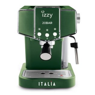 Stock Izzy Italia IZ-6001 Μηχανή Espresso 1100W Πίεσης 20bar Πράσινη