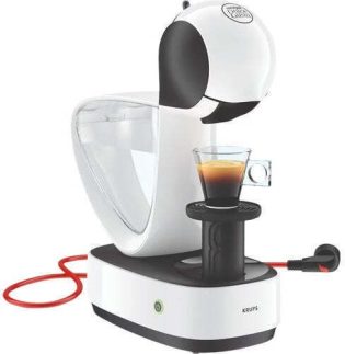 Stock Krups Infinissima Καφετιέρα για Κάψουλες Dolce Gusto Πίεσης 15bar White KP170110