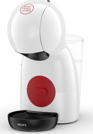 Stock Krups Piccolo XS Καφετιέρα για Κάψουλες Dolce Gusto Πίεσης 15bar White