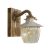 Επιτοίχια Φωτιστικό τοίχου ROPE-WOOD R-98ΑΡ WHITE-BR GLASS