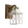 Φωτιστικό τοίχου ROPE-WOOD R-710AP WHITE-BRONZE