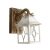 Επιτοίχια Φωτιστικό τοίχου ROPE-WOOD R-710AP WHITE-BRONZE