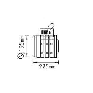 Επαγγελματικός Φωτισμός ΠΡΟΒΟΛΕΑΣ 70W HQI ΓΚΡΙ ΜΕΤΑΛΛ