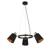 ΚΡΕΜΑΣΤΟ Φ/Σ 3ΧΕ14 ΜΑΥΡΟ ΜΕΤ/ΚΟ+ ΑΜΠΑΖΟΥΡ D63XH100CM NORMA