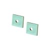 SET OF PLASTIC END CAPS FOR P135/A, 2PCS WITH HOLE