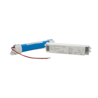 Επαγγελματικός Φωτισμός LED EMERGENCY KIT 3HRS CONVERTER 50-300VDC Max.5W & BATTERY LiFePO4 6.4V 3Ah