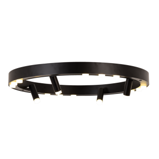 ΟΡΟΦΗΣ Φ/Σ LED 48W COB ΜΑΥΡΟ ΑΛΟΥΜΙΝΙΟ 3000K 4320LM D65ΧΗ6,5CM MAGNETO