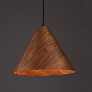 ΚΡΕΜΑΣΤΟ Φ/Σ 1Χ E27 WALNUT ΞΥΛΟ D33XH180CM NAIROBI