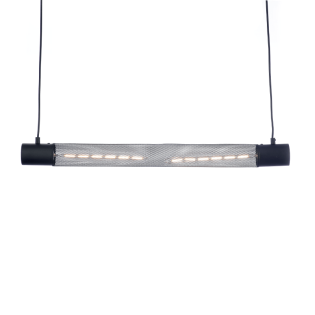 ΚΡΕΜΑΣΤΟ Φ/Σ 2ΧΕ27 ΜΑΥΡΟ ΜΕΤΑΛΛΙΚΟ 72Χ6XH120CM ALCATRAZ