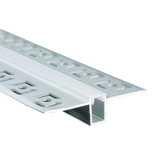 Προφίλ Αλουμινίου κι Εξαρτήματα LATE ULTRA MINI TRIMLESS ALUMINUM PROFILE  WITH OPAL PC DIFFUSER 2m/pc