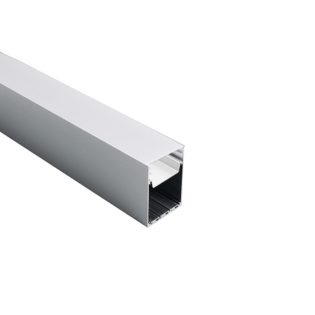 Προφίλ Αλουμινίου κι Εξαρτήματα MILO ALUMINUM PROFILE WITH OPAL PC DIFFUSER 3m/pc