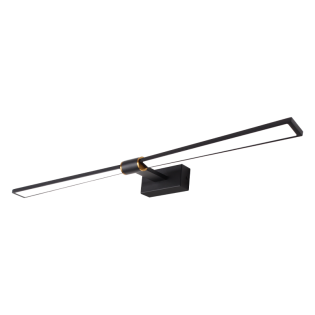 Επιτοίχια ΕΠΙΤΟΙΧΟ Φ/Σ LED 18W 1170LM 4000K ΜΑΥΡΟ ΑΛΟΥΜΙΝΙΟ 810Χ140Χ55ΜΜ PAPIGION