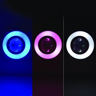 Παιδικά LED ΛΑΜΠΑΚΙ ΝΥΚΤΟΣ 0,5W ΜΕ ΠΡΙΖΑ ΣΟΥΚΟ,ΑΙΣΘΗΤΗΡΑ,ΛΕΥΚΟ/ΜΠΛΕ/ΚΟΚΚΙΝΟ ΦΩΣ,ΛΕΥΚΟ ΠΛΑΣΤΙΚΟ 230V IP20