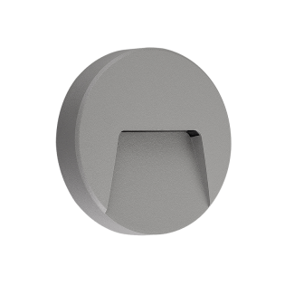 Επιτοίχια και Χωνευτά LED WALL ROUND LUMINAIRE GREY 230V AC IP65 3W 3000K 200LM RA80