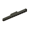 ΜΙΝΙ ΜΑΥΡΟ ΜΑΓΝΗΤΙΚΟ ΦΩΤΙΣΤΙΚΟ 24V DC 10W 3000K 490LM 36° RA90 5YRS L196ΜΜ