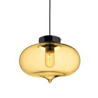 Κρεμαστά ΚΡΕΜΑΣΤΟ ΚΕΧΡΙΜΠΑΡΙ ΓΥΑΛΙ Φ27cm 1χ40W E27