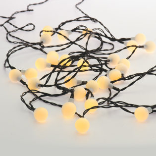 LED Λαμπάκια 30 WW SOLAR LEDS, ΓΑΛΑΚΤΕΡΑ ΜΠΑΛ. ΛΑΜΠ. ΣΕΙΡΑ, ΜΠΑΤ., ΦΒ ΠΑΝΕΛ, FLASH, ΜΑΥΡΟ ΚΑΛ., IP44, 4.35m+2m