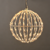 "3D BALL" ΣΧΕΔΙΟ 100 LED ΛΑΜΠ. ΣΕΙΡΑ, ΘΕΡΜΟ ΛΕΥΚ, ΑΝΤΑΠΤ.(4.5VDC), IP44,20x20x21cm,ΛΕΥΚΟ ΚΑΛ,5m