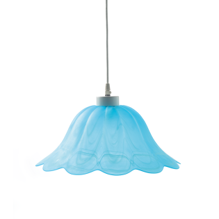 ΓΥΑΛΙ Νο309 Φ40 W.ALABASTER BLUE SATIN MANDALAY