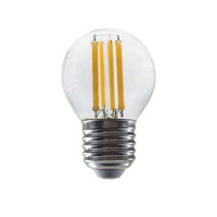 LED FILAMENT E27 DIM G45 6W 4000K 230V AC 770LM RA80 30000H 360°