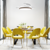 ΑΝΕΜΙΣΤΗΡΑΣ ΟΡΟΦΗΣ ΦΩΣ DIMMABLE Φ106ΕΚ DC35W 3 ABS ΔΙΑΦΑΝΑ ΠΤΕΡΥΓΙΑ ΤΗΛΕΧΕΙΡΙΣΤΗΡΙΟ 2 ΑΝΑΡΤ:13&25EK - Image 2