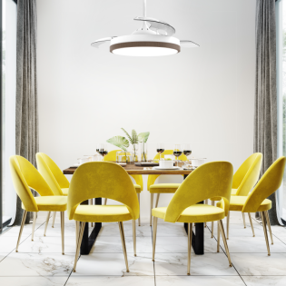 ΑΝΕΜΙΣΤΗΡΑΣ ΟΡΟΦΗΣ ΦΩΣ DIMMABLE Φ106ΕΚ DC35W 3 ABS ΔΙΑΦΑΝΑ ΠΤΕΡΥΓΙΑ ΤΗΛΕΧΕΙΡΙΣΤΗΡΙΟ 2 ΑΝΑΡΤ:13&25EK
