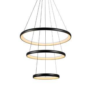ΚΡΕΜΑΣΤΟ Φ/Σ LED 60W 4800LM CCT IP20   ΜΑΥΡΟ ΜΕΤΑΛΛΙΚΟ + ΑΚΡΥΛΙΚΟ
