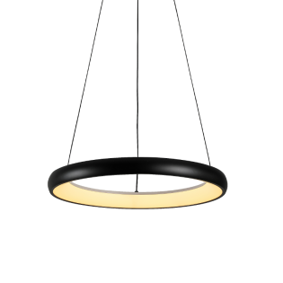 ΚΡΕΜΑΣΤΟ Φ/Σ LED 24W 1900LM CCT  IP20 ΜΑΥΡΟ ΜΕΤΑΛΛΙΚΟ + ΑΚΡΥΛΙΚΟ