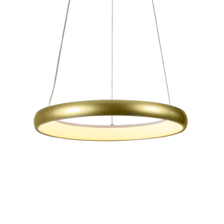 ΚΡΕΜΑΣΤΟ Φ/Σ LED 24W 1900LM CCT IP20 ΧΡΥΣΟ ΜΕΤΑΛΛΙΚΟ + ΑΚΡΥΛΙΚΟ