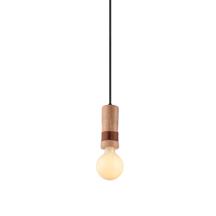 ΚΡΕΜΑΣΤΟ Φ/Σ 1ΧΕ27 ΞΥΛΟ+ΔΕΡΜΑ D6XH120CM MEMPHIS