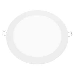 ΛΕΥΚΟ ΣΤΡΟΓΓΥΛΟ LED ΠΑΝΕΛ ΧΩΝΕΥΤΟ 18W 4000K 1800Lm Φ220mm 230V AC Ra80