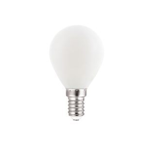 LED FILAMENT E14 G45 6W FROSTY 4000K 230V AC 550LM RA80 30000H 360°